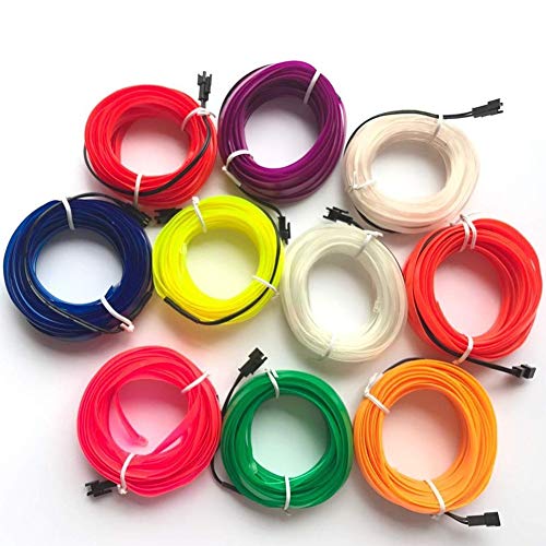 El Wire Neon Light Interior Car Light (Fluorescent green / 5m)