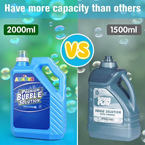 Bubble Solution Refill 70 OZ (Blue-70 Ounce)