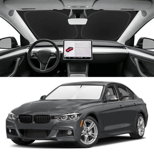 Custom Fit Windshield Sun Shade for 2013 (for 2013-2018 BMW 3-Series)