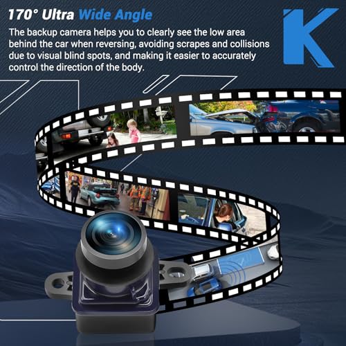 Rear View Backup Camera Compatible with Dodge Journey 2011 (56054158AB)