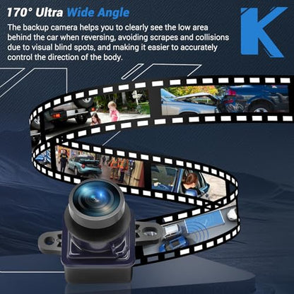 Rear View Backup Camera Compatible with Dodge Journey 2011 (56054158AB)