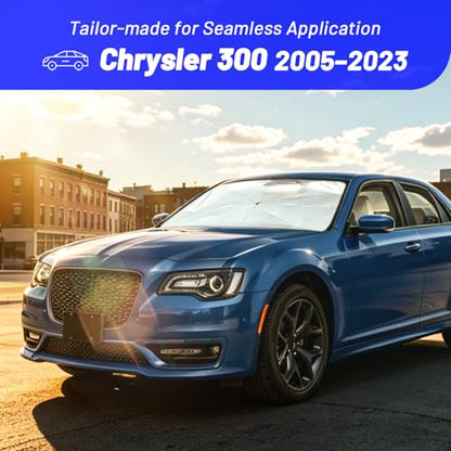 Windshield Sun Shade for Chrysler 300 2005 (Fit for Chrysler 300 2005-2023)