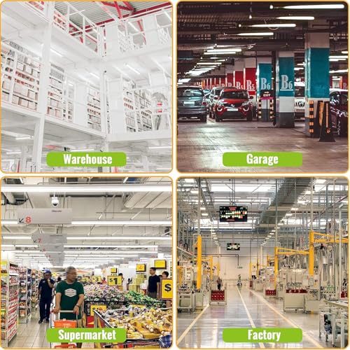 4 Pack Led Shop Lights (4PCS 2FT 4 Row 6000k)