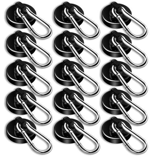Magnetic Hooks (Black / 1.26in)