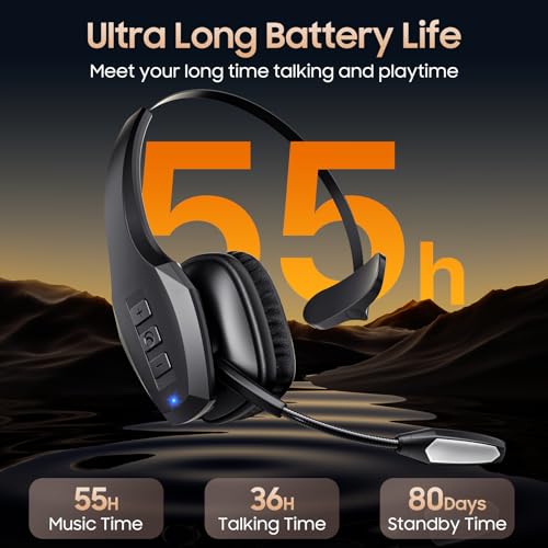 Trucker Bluetooth Headset (Black)