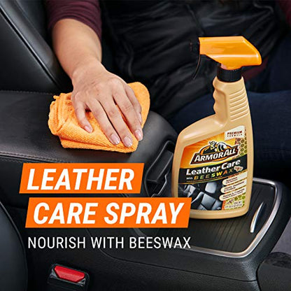 Car Leather Care Spray Bottle (16 Fl Oz (Pack of 6) / Beeswax (6 Pack))