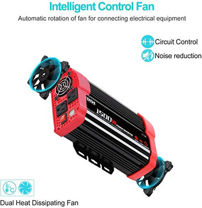 1500W Car Power Inverter Adapter (1500W)