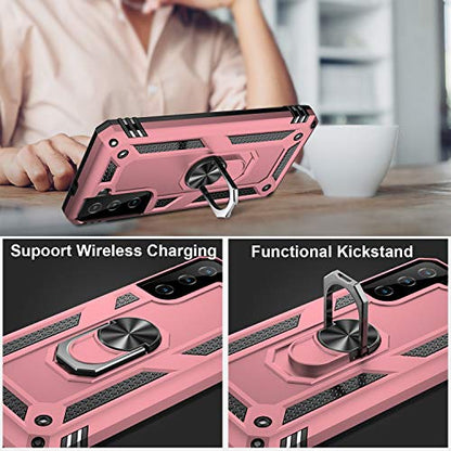 for Galaxy S21 Case (Galaxy S21 (Small 6.2") / Rose Gold)