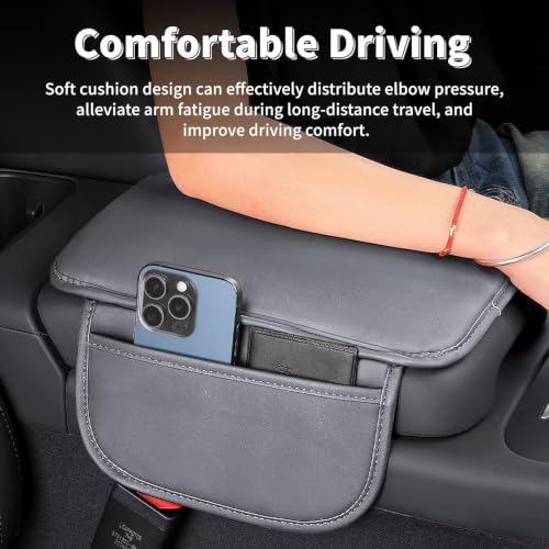 Upgraded Center Console Cover Fit for Jeep Cherokee 04 (Fit for Jeep Cherokee / #004 Grey)