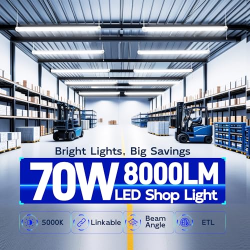 4FT 70W LED Shop Light Linkable (White / 4FT-70W)
