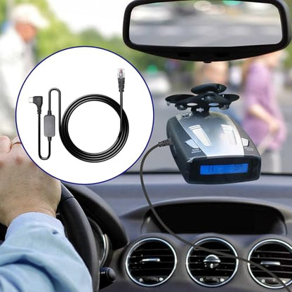 USB C to RJ11 Radar Detector Power Cord for Escort Uniden Cobra (6.56FT)