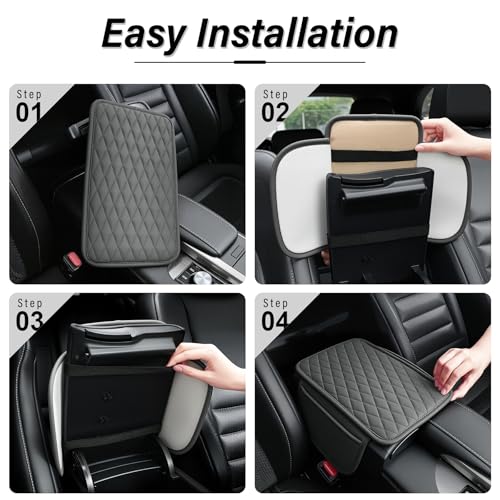 Car Center Console Cover (gray)