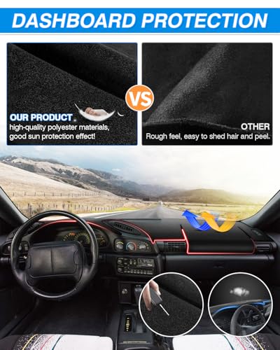 Dash Cover for Chevrolet Camaro 1993 (60*33(Chevy Camaro 93-96))