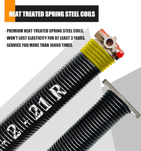 Garage Door Torsion Spring Set (.207x2x21")