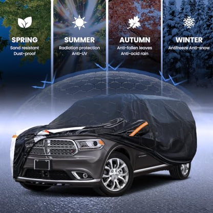 Multi Layer Car Cover Custom Fit for Dodge Durango (Custom fit Dodge Durango / SUV car cover)