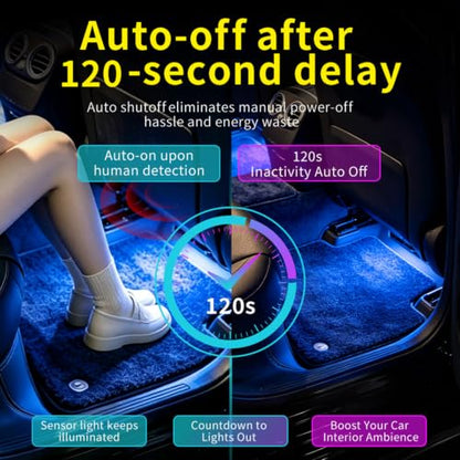 Motion Sensor Car Footwell Lights