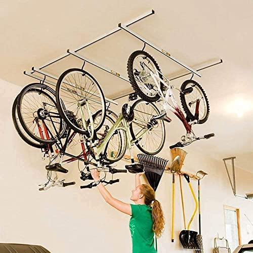 Glide Bike Storage Ceiling Rack Grey (Storage Ceiling Rack)