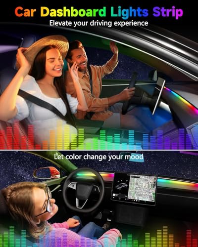 Acrylic LED Lights for Car (Car Ambient Lighting Kit (1 in 1))