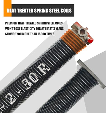 Garage Door Torsion Spring Set (.234x2x30")