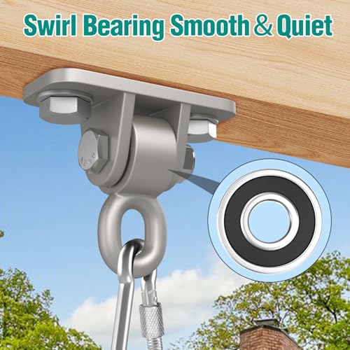 Heavy Duty Swing Hangers with Bearing (Sliver / 8 Packs)