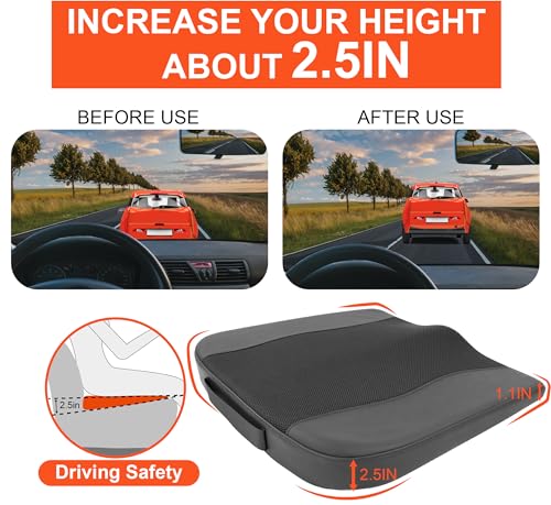 Car Seat Cushion (Obsidian Speck Black)