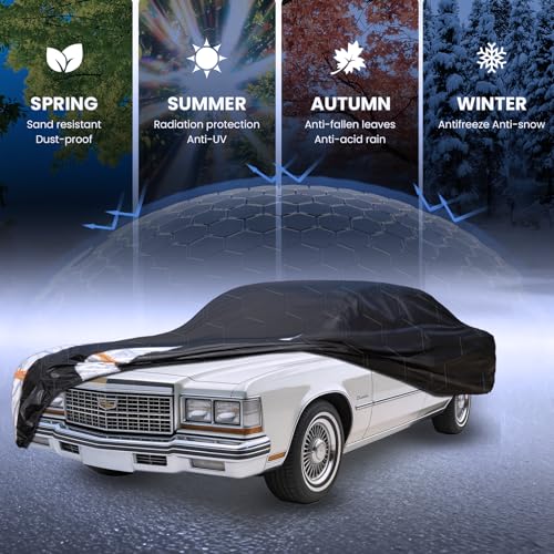 Multi Layer Car Cover Custom Fit for Cadillac DeVille (Custom fit Cadillac DeVille / Sedan car cover)