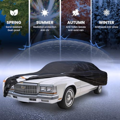 Multi Layer Car Cover Custom Fit for Cadillac DeVille (Custom fit Cadillac DeVille / Sedan car cover)