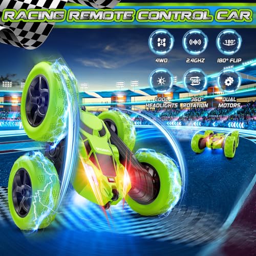 Remote Control Car for Kids Age 4 (Green)