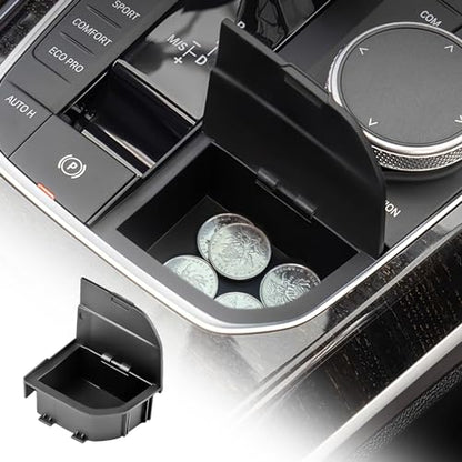for BMW 1 2 3 4 Series X3 X4 F40 F44 G20 G21 G22 G23 G24 G26 G01 G02 M4 G82 M3 G80 i4 i3 LHD Modification Car Center Console Gear Shift Lever Storage Box ABS Organizer Interior Accessories