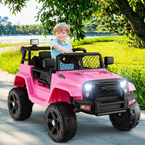 Kids Ride On Truck (Pink)