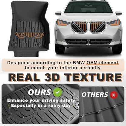 Floor Mats & Trunk Mat for 2025 2026 BMW X3 Accessories (X3 | 2025+)