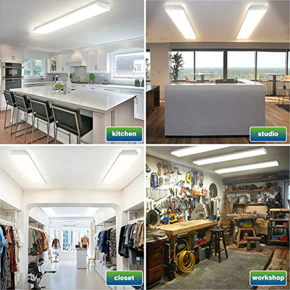 4FT LED Wraparound 40W Shop Lights for Garage (5000K / 40W)