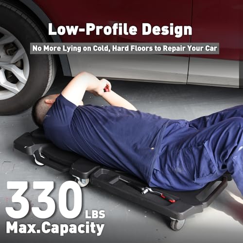 41" Foldable Mechanic Creeper (Foldable Black)