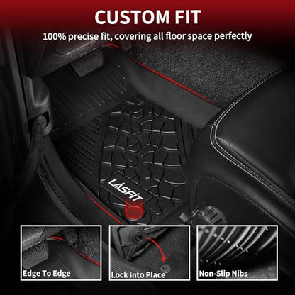 Floor Mats for Jeep Wrangler Unlimited 4XE 2021