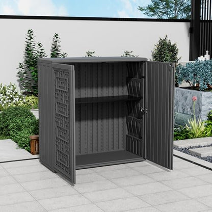 Storage Box Outdoor Caninet (Gray)