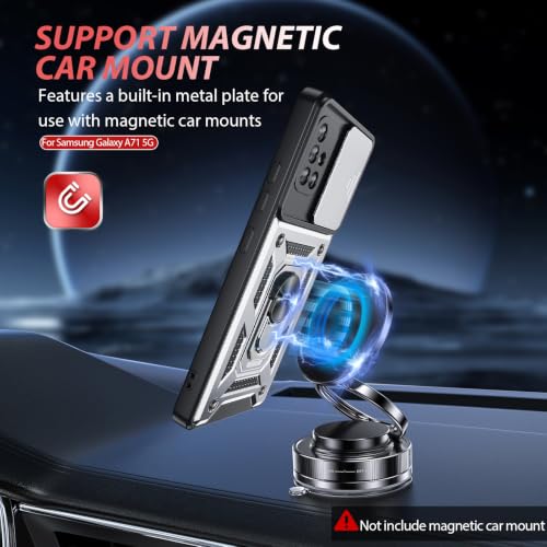 for Samsung Galaxy A71 Case (Samsung Galaxy A71 5G(6.7") / Silver)