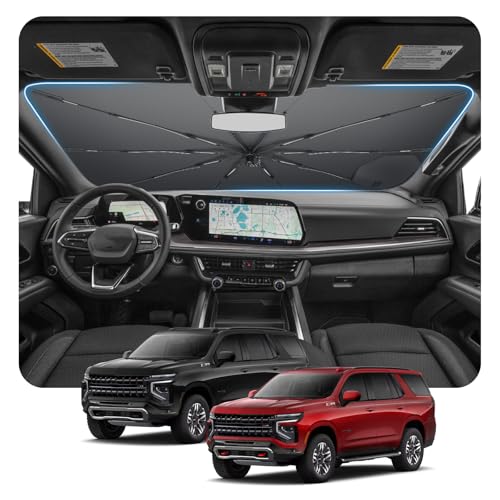 for Car Windshield Sunshade Umbrella 2021 (for 2021-2026 Chevy Tahoe)