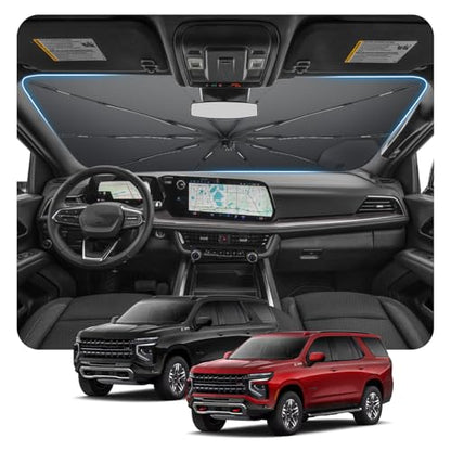 for Car Windshield Sunshade Umbrella 2021 (for 2021-2026 Chevy Tahoe)