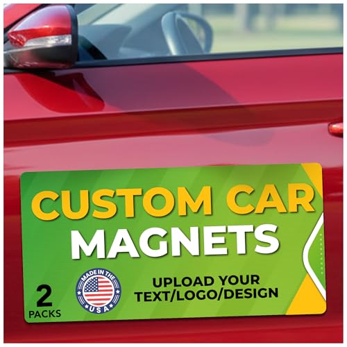 Custom Car Magnet 12x24 Inch 30 Mil 2 Pack (12" x 24" Rectangle)