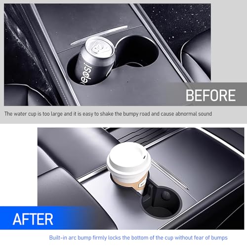 1 PC Insert Car Console Cup Holder (1 PC / Black)