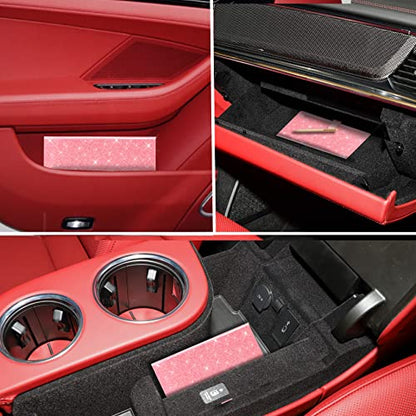 Car Registration and Insurance Card Holder (T Glitter Pink)