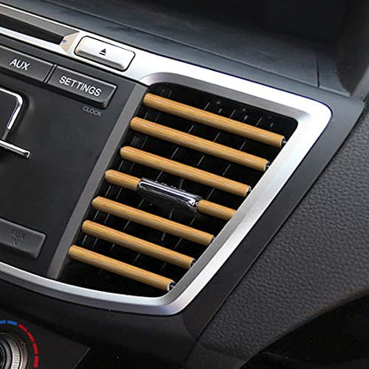 20PCS Waterproof Bendable Car Air Vent Trim Strips (Wood)