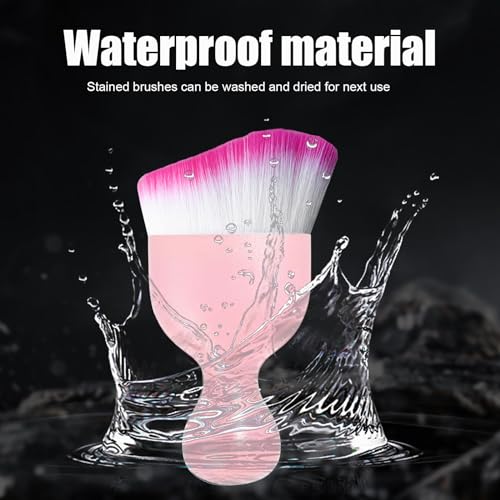 Car Detailing Brush (Pink/White/Red / 1 PC)
