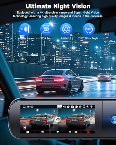 4K 3 Channel Dash Cam (C3)