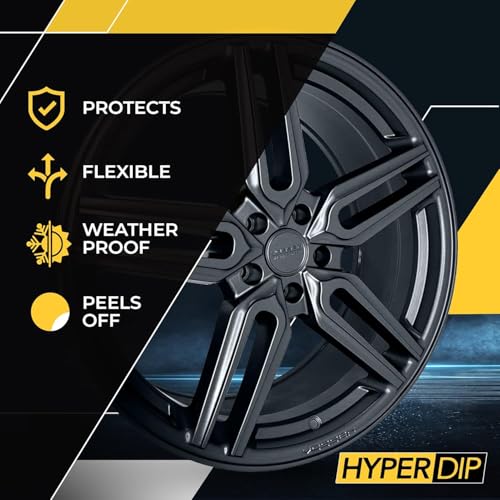 HyperDip Peelable Car Paint (11 Ounce (Pack of 2) / Frozen Black)