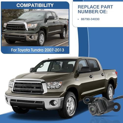 Rear View Backup Camera Parking Fit for Toyota Tundra 2007 (Fit for Toyota Tundra 2007-2013)