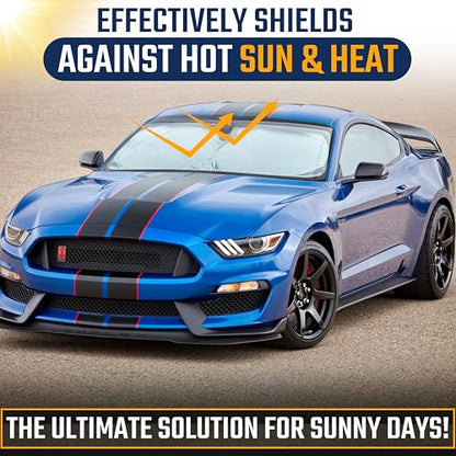 2026 Upgraded Car Windshield Sun Shade (Small)
