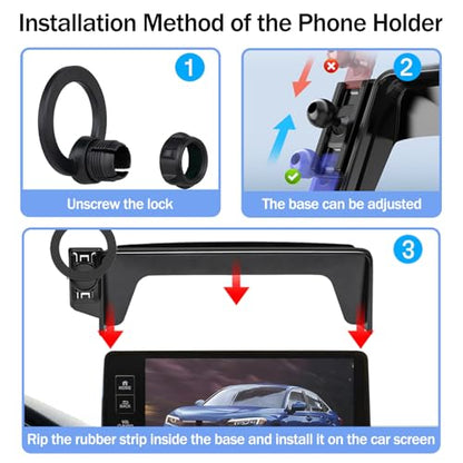 Magnetic Phone Holder for Honda Civic 2026 2025 2024 2023 2022 [11th Gen 7 (for Honda Civic 7/9-inch Screen)