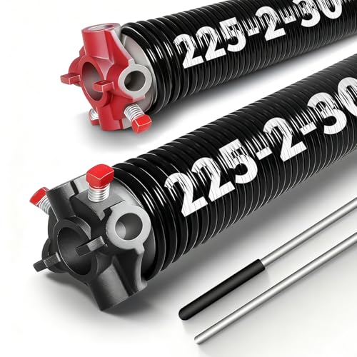 Pair of 2" Garage Door Torsion Springs 0.225X2"X30" (0.225X2"X30")