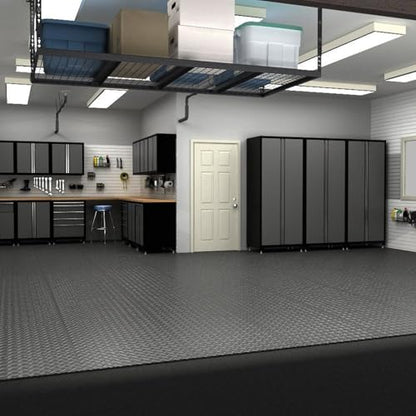 7.5Ft x 17Ft Rubber Flooring Mats 1.6mm Diamond Plate Flooring Roll (1.6mm-7.5Ft x 17Ft-Gray)